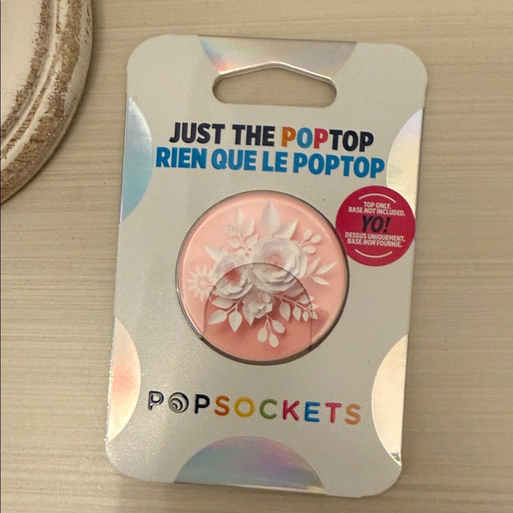 PopSocket Pink Floral PopTop